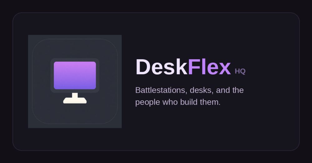 Its sharing image of deskflexhq.com