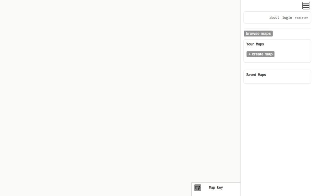 Screenshot of the homepage of mappa.nyc
