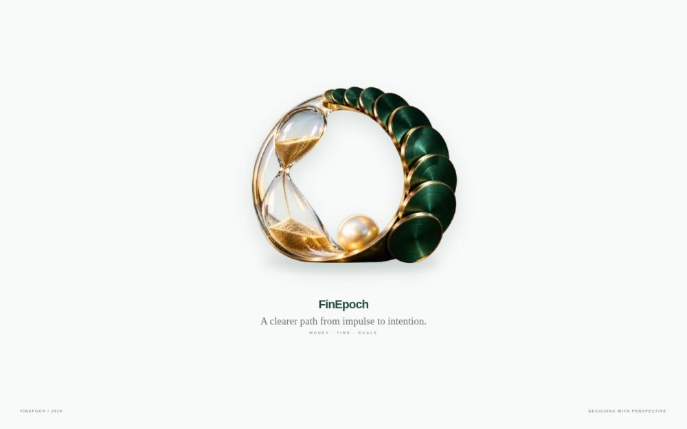 Screenshot of the homepage of finepoch.com