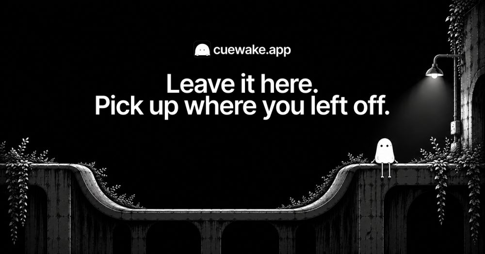 Its sharing image of cuewake.app