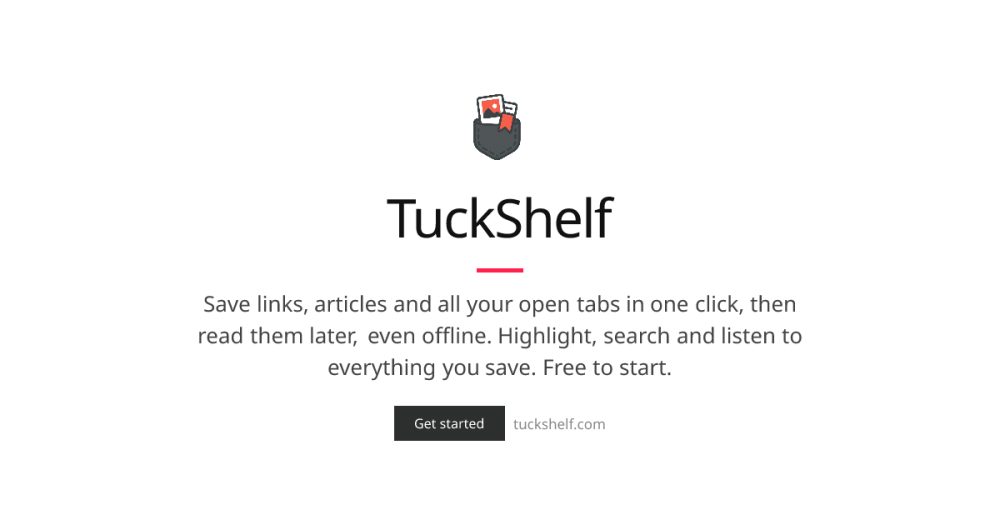 Its sharing image of tuckshelf.com