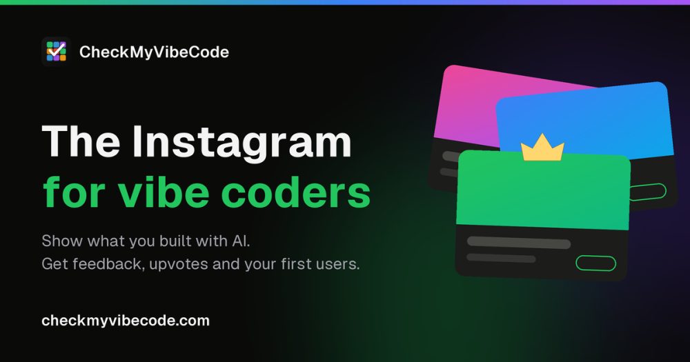 Its sharing image of checkmyvibecode.com