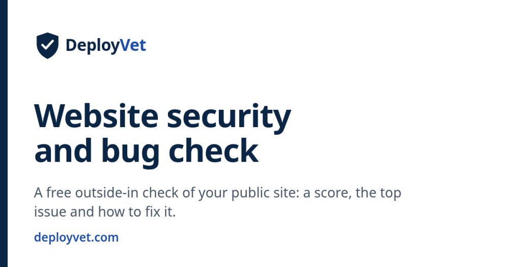 Its sharing image of deployvet.com