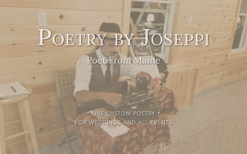 Screenshot of the homepage of poetfrommaine.com