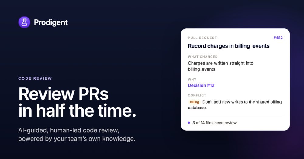 Its sharing image of prodigent.ai