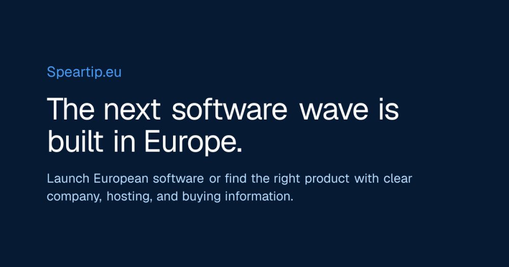 Its sharing image of speartip.eu