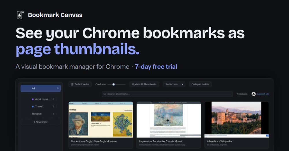 Its sharing image of visualbookmarkcanvas.com