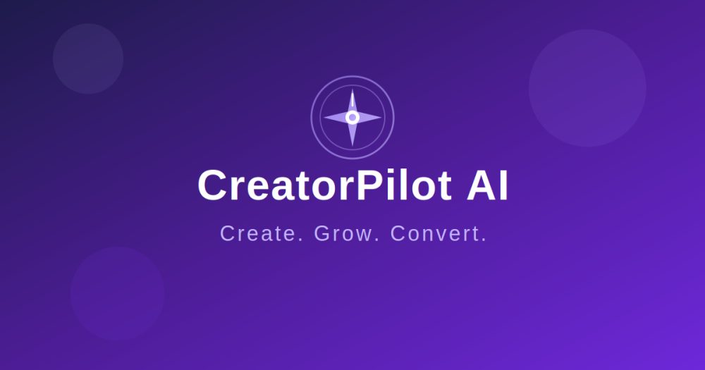 Its sharing image of creatorpilotai.app