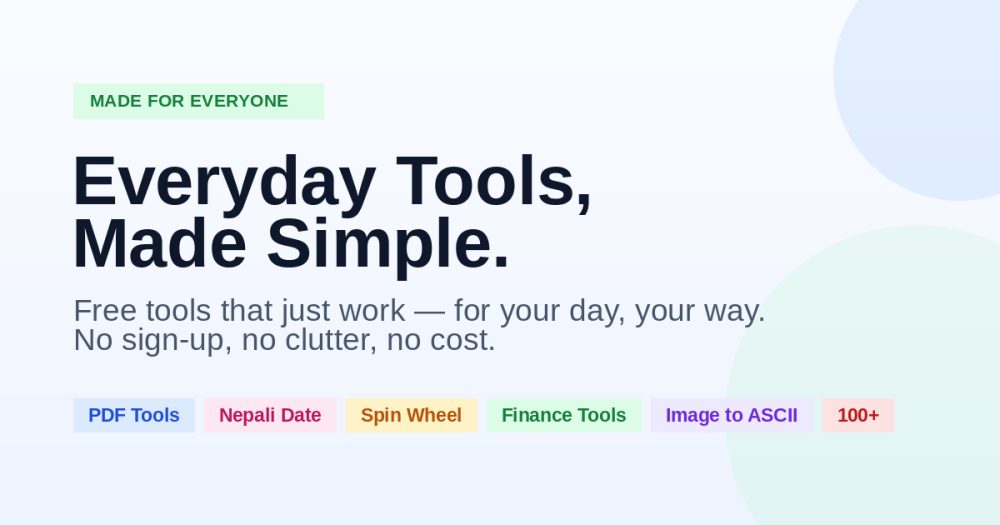 Its sharing image of everydaytoolz.com