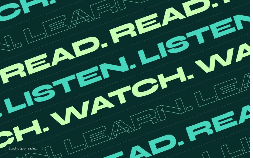 Screenshot of the homepage of readownwords.com
