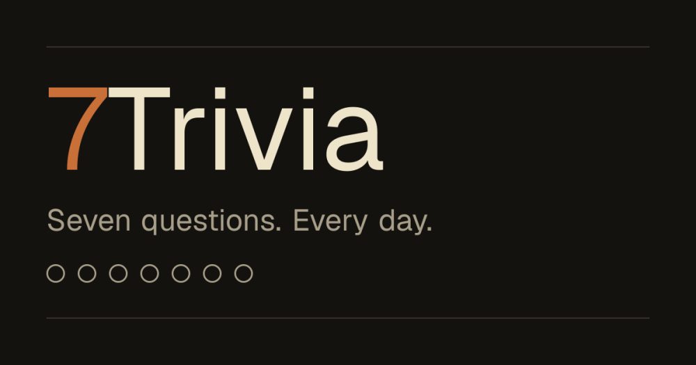 Its sharing image of 7trivia.com
