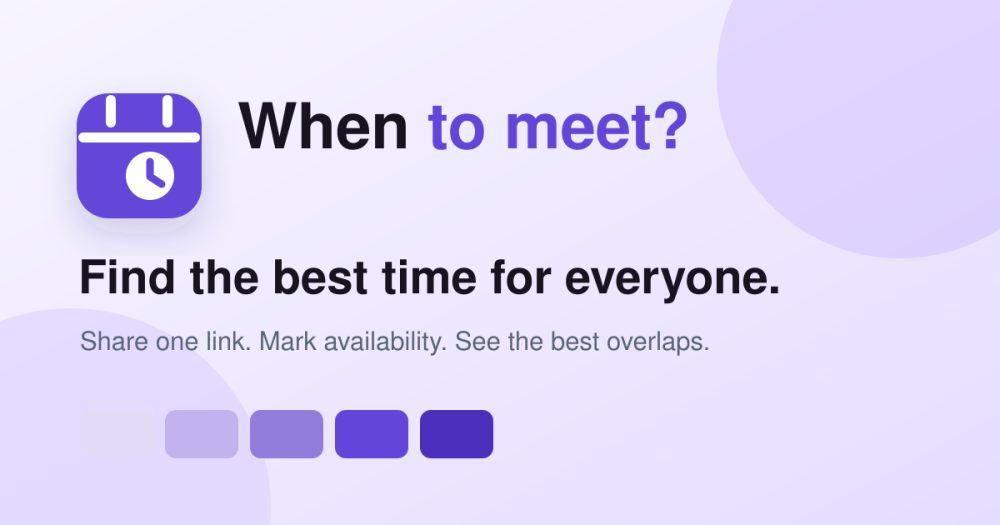 Its sharing image of when-to-meet.com