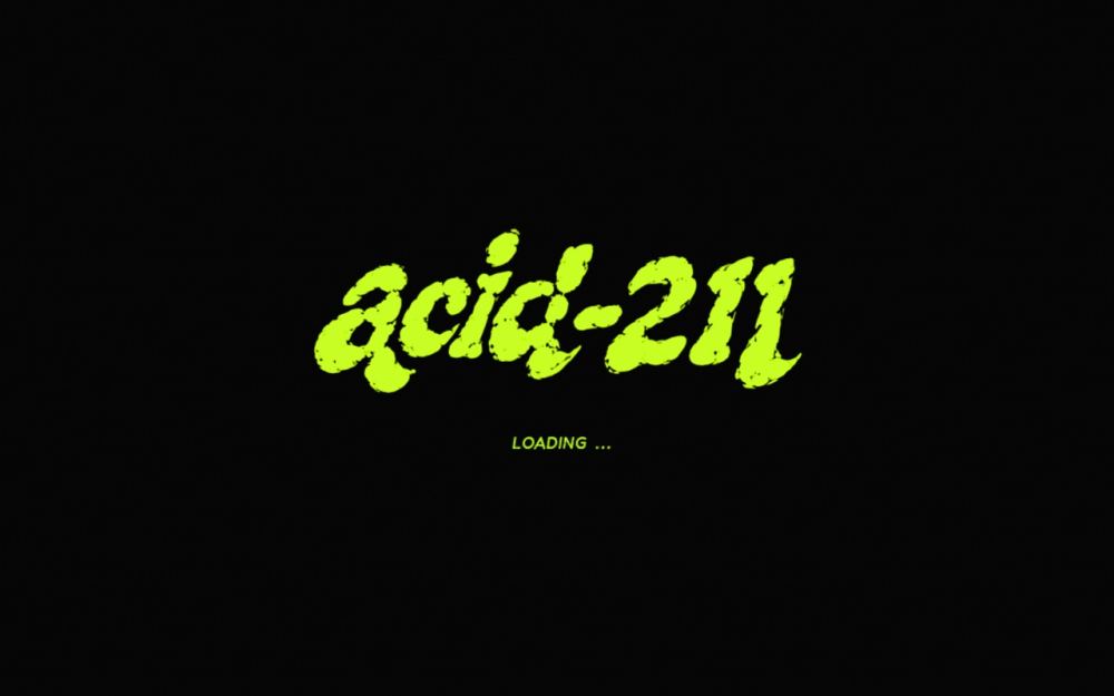 Screenshot of the homepage of acid211.com