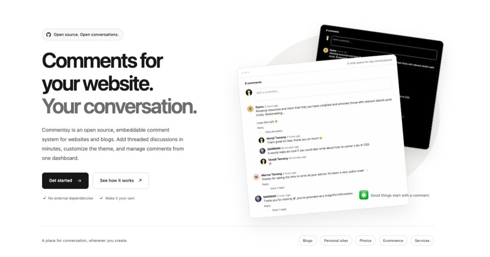 Its sharing image of commentsy.com